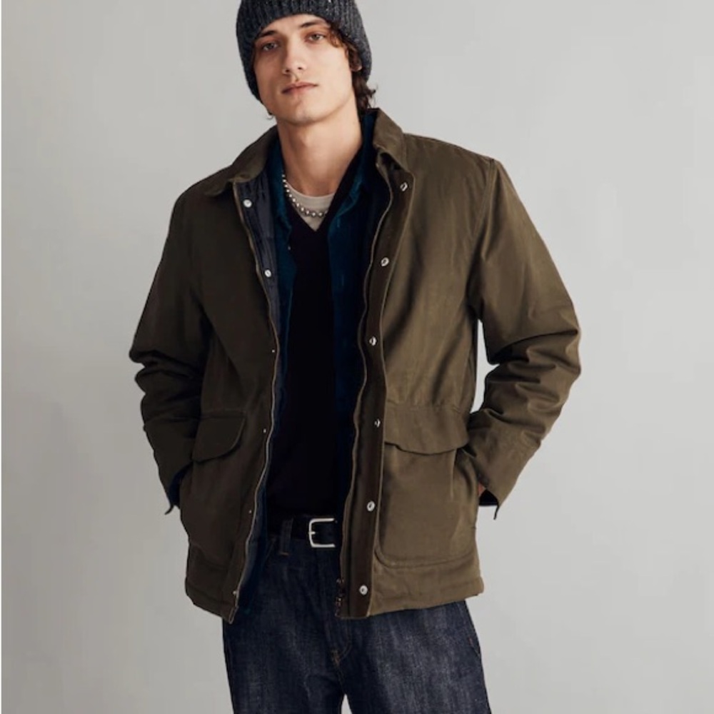 Waxed Quilted Barn Jacket